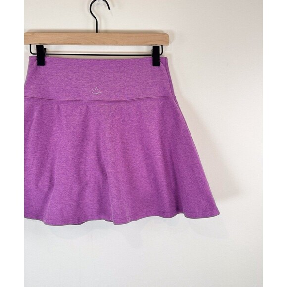 Beyond Yoga Skirt Purple Spacedye Tie Breaker Circle Mini Skort Tennis Small - Picture 7 of 10
